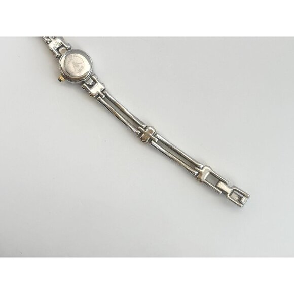 Anne Klein Dual Toned Mother of Pearl Dial Vintage Wristwatch - 14mm - WORKS! - Picture 5 of 14